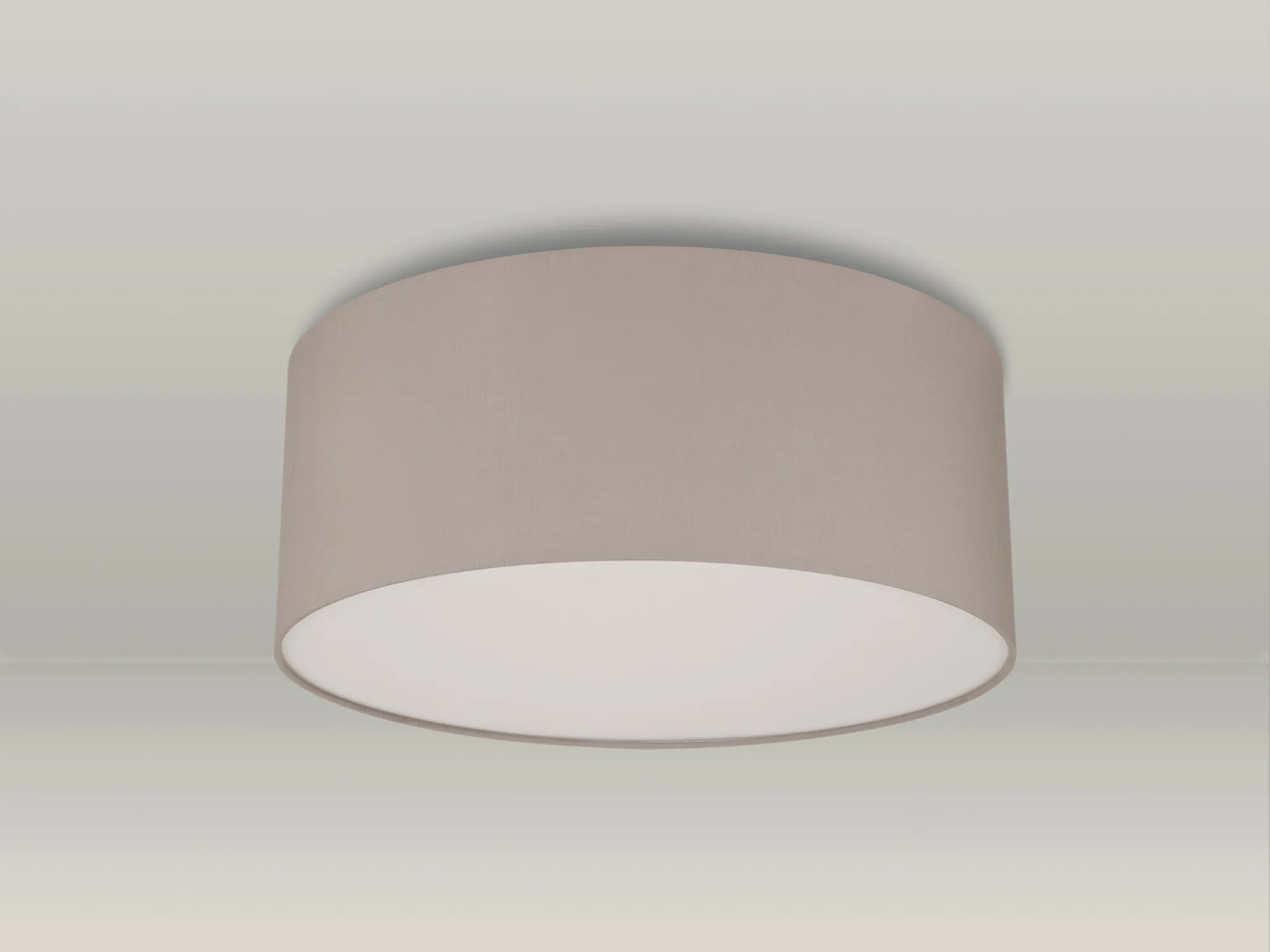 Baymont 50cm Flush 5 Light Grey, Frosted Diffuser DK0636  Deco Baymont WH GR